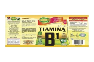 Vitamina B1 60 Cápsulas - Unilife