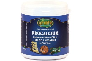 Procalcium Cálcio e Magnésio 400g - Unilife