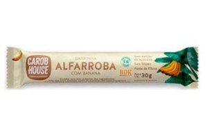 BARRA DE ALFARROBA COM BANANA - CAROB HOUSE