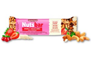 BARRA NUTSBAR MORANGO E CHOCOLATE BRANCO - BANANA BRASIL