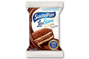 ALFAJOR RECHEADO COM CHOCOLATE AO LEITE - SUAVIPAN