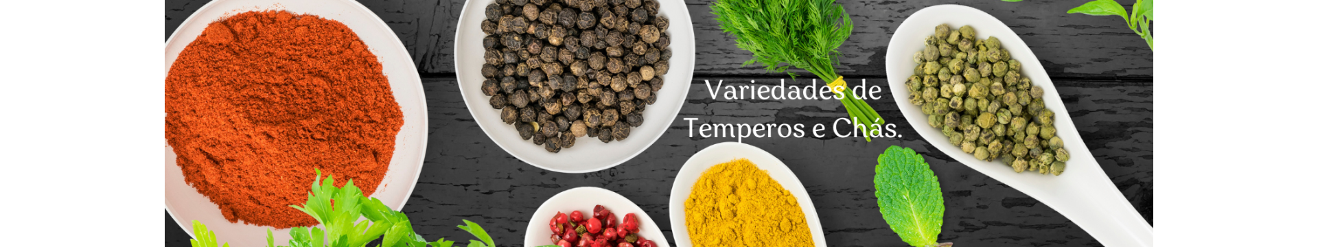 temperos e chas